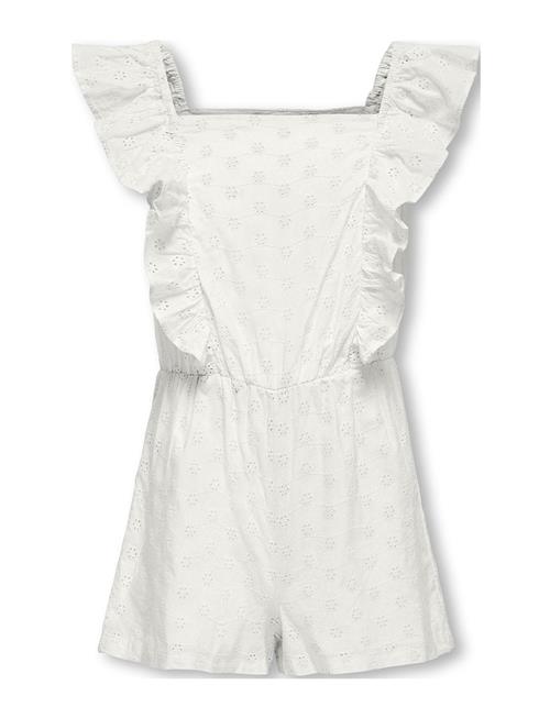 Kids Only Kogelly Emb Playsuit Wvn Kids Only White