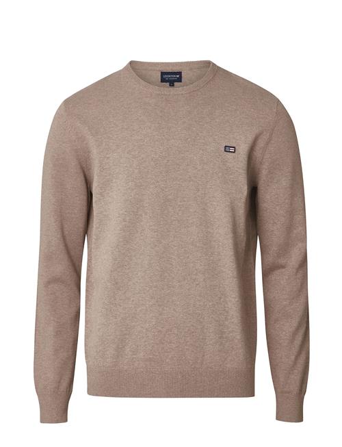 Lexington Clothing Bradley Cotton Crew Sweater Lexington Clothing Beige