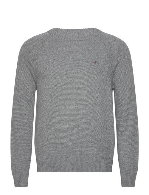 GANT Bicolored Raglan C-Neck GANT Grey