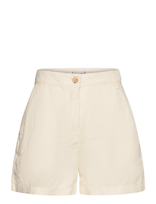 Cotton Linen Short Tommy Hilfiger Cream