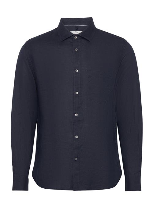 Mango Classic Fit 100 Linen Shirt Mango Navy