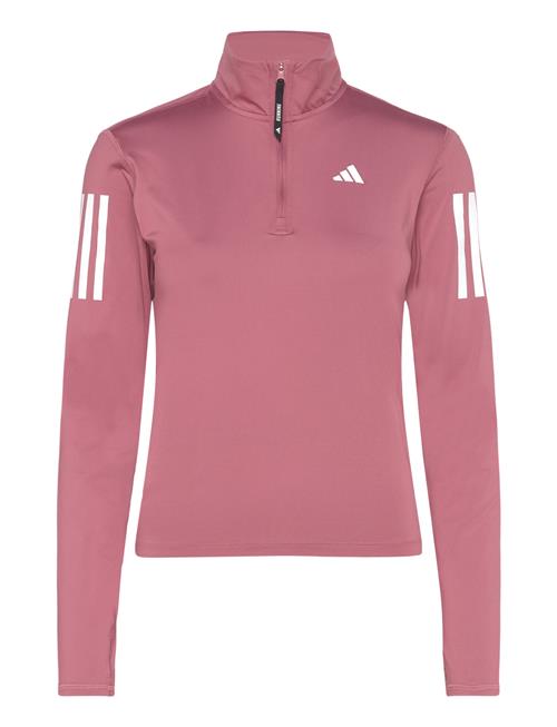 Own The Run Half-Zip Adidas Performance Pink