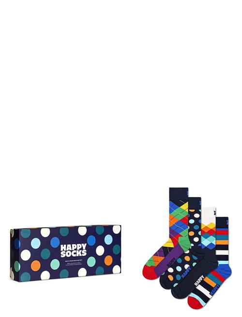 Happy Socks 4-Pack Multi-Color Socks Gift Set Happy Socks Navy