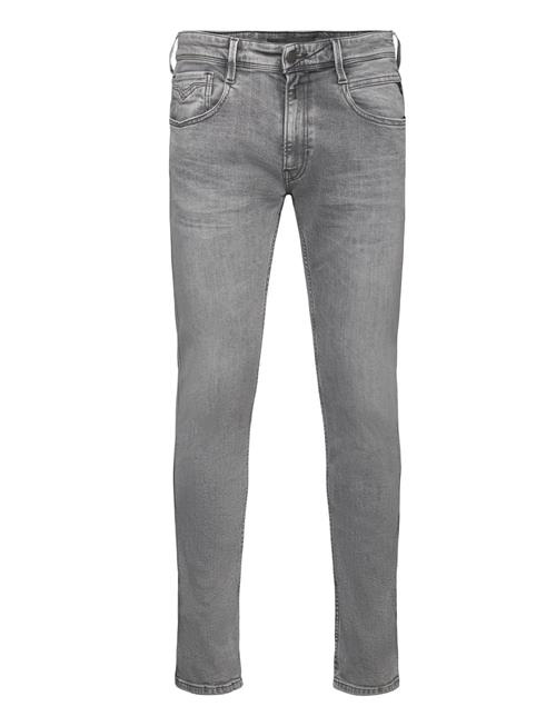 Se Replay Anbass Trousers Slim 573 Online Replay Grey ved Booztlet