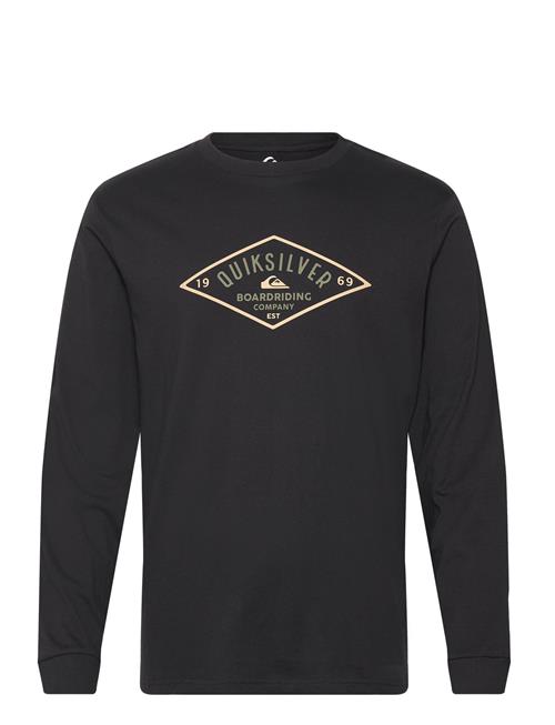 Qs Diamond Logo Ls Quiksilver Black