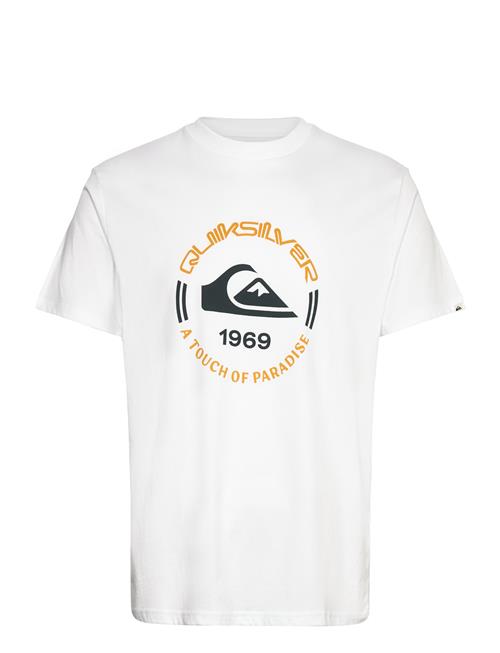 Quiksilver Circle Logo Ss Quiksilver White