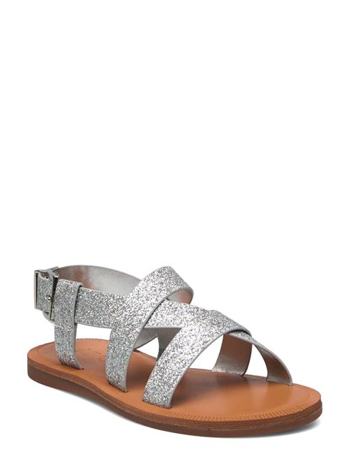 Se Mango Sequin Sandals Mango Silver ved Booztlet