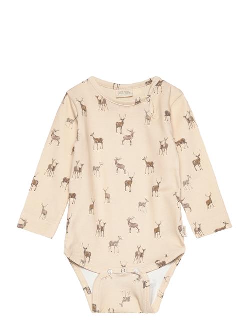 Petit Piao Body L/S Printed Petit Piao Beige