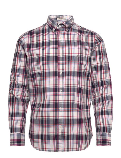 GANT Reg Colorful Poplin Check Shirt GANT Black