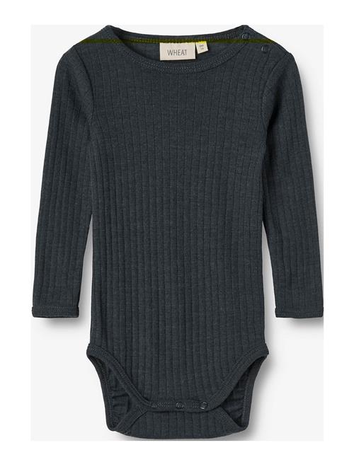 Wheat Wool Silk Body L/S Lucca Wheat Navy