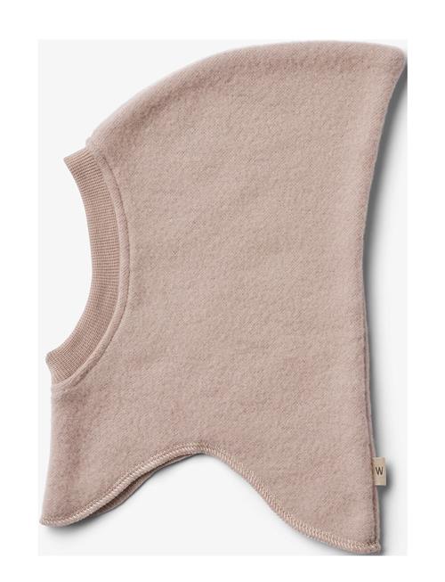 Se Wheat Wool Fleece Balaclava Eli Wheat Pink ved Booztlet