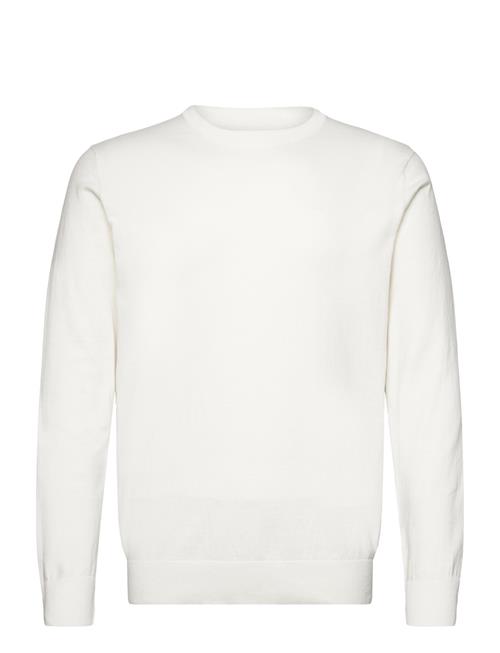 Se Lindbergh Knitted O-Neck Sweater Lindbergh White ved Booztlet