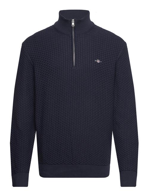 GANT Cotton Texture Halfzip GANT Blue