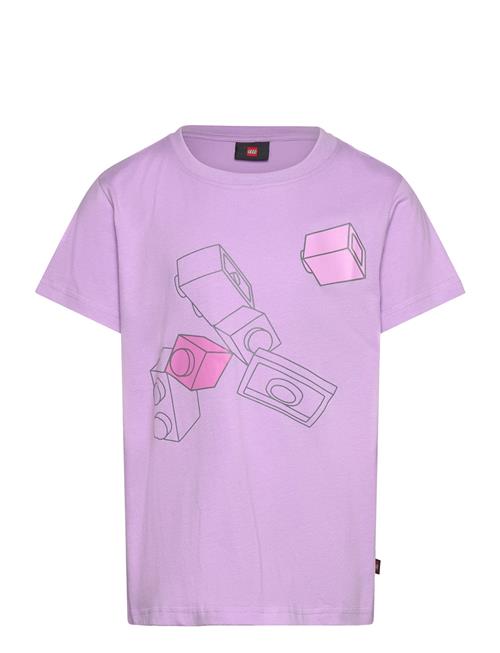 Se LEGO kidswear Lwtano 204 - T-Shirt S/S LEGO Kidswear Purple ved Booztlet