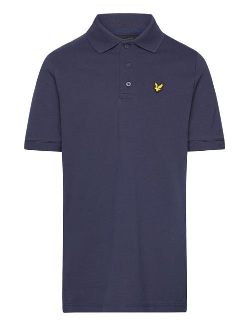 Plain Polo Shirt Lyle & Scott Navy