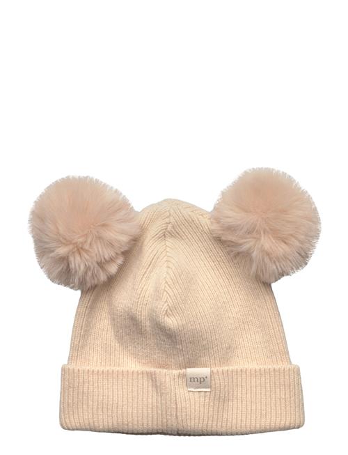 Bergen Hat - Pompons Mp Denmark Beige