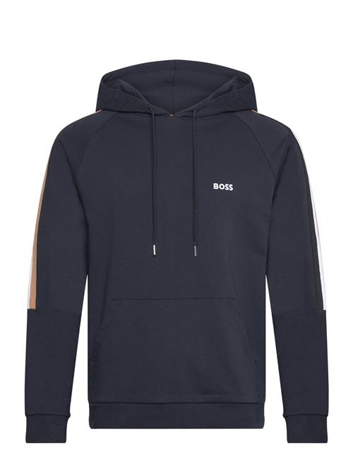 Se BOSS Iconic Hoodie BOSS Navy ved Booztlet