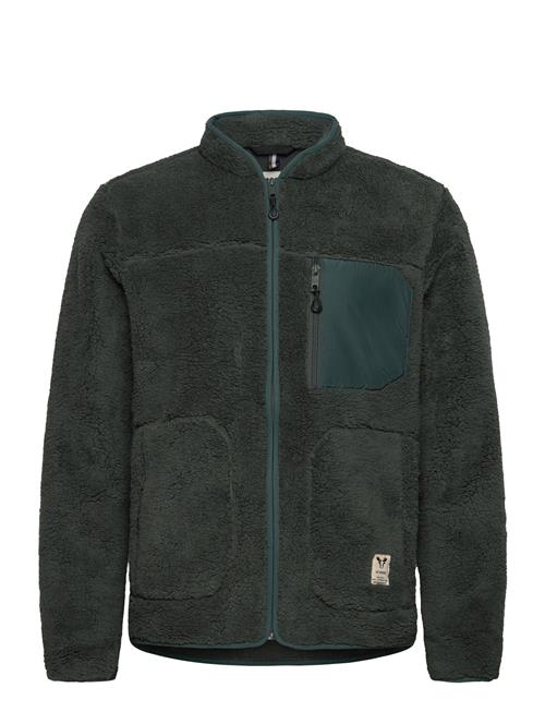 Wood Fleece Jacket Fat Moose Green