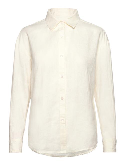 Creative Collective Agnes Over D Linen Shirt Creative Collective Cream