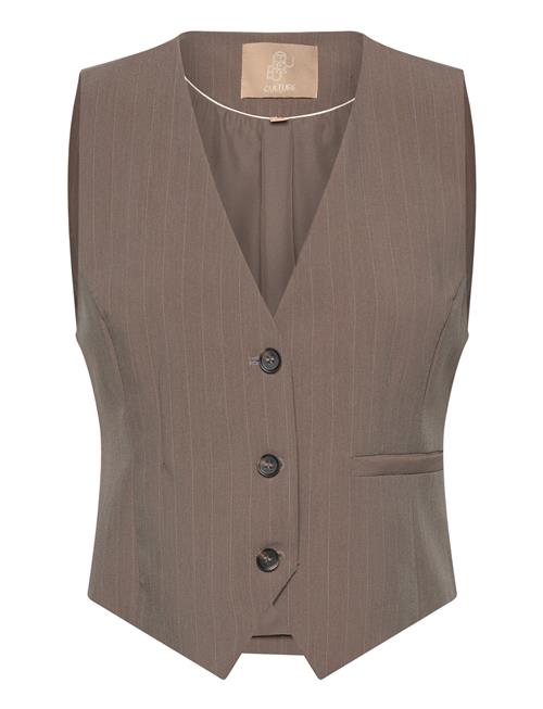 Se Culture Cuannamary Waistcoat Culture Beige ved Booztlet