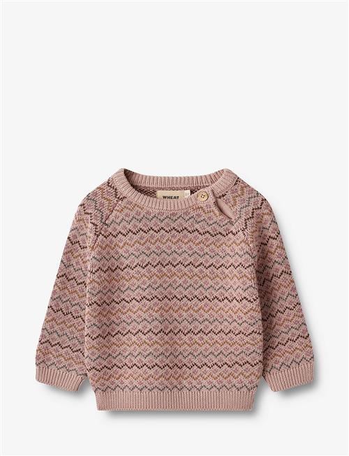 Jacquard Pullover Nanna Wheat Pink