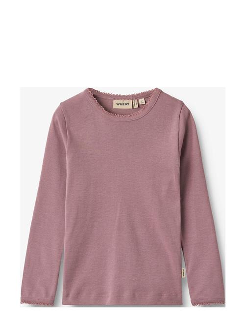 Se Wheat T-Shirt L/S Belis Wheat Pink ved Booztlet