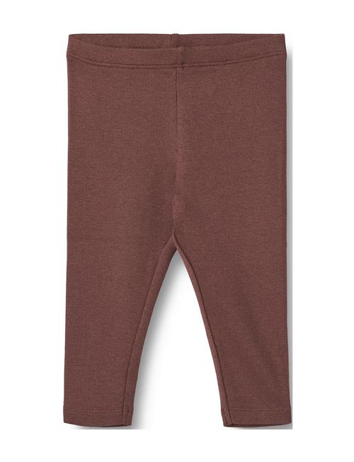 Rib Leggings Maddy Wheat Brown