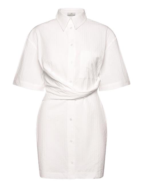 Deconstructed Short Sleeve Dress Les Coyotes De Paris White