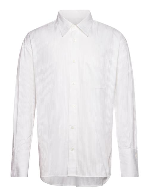 GANT Os Poplin Dobby Stripe Shirt GANT White