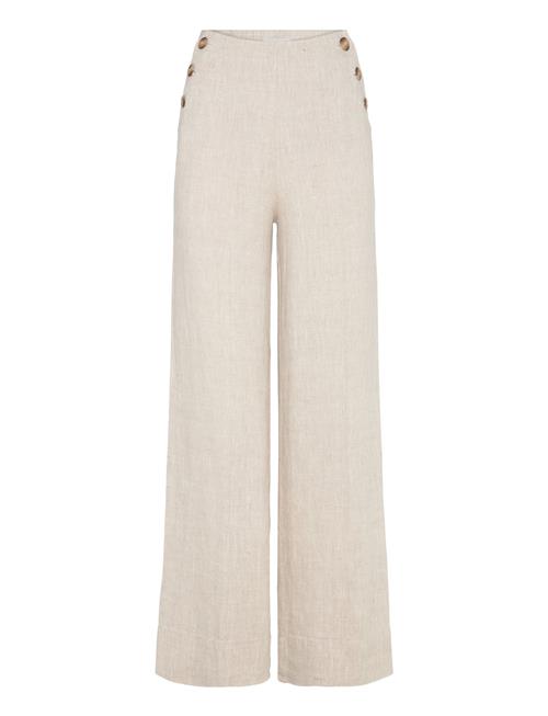 Se ALOHAS Lili Natural Pants ALOHAS Beige ved Booztlet