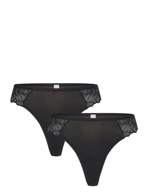 Lindex Brief Thong Reg Blenda Co W La Lindex Black