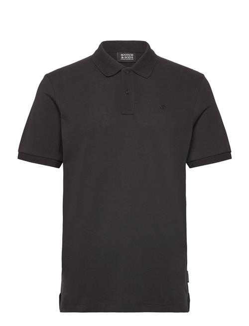 Core Logo Pique Polo Scotch & Soda Black