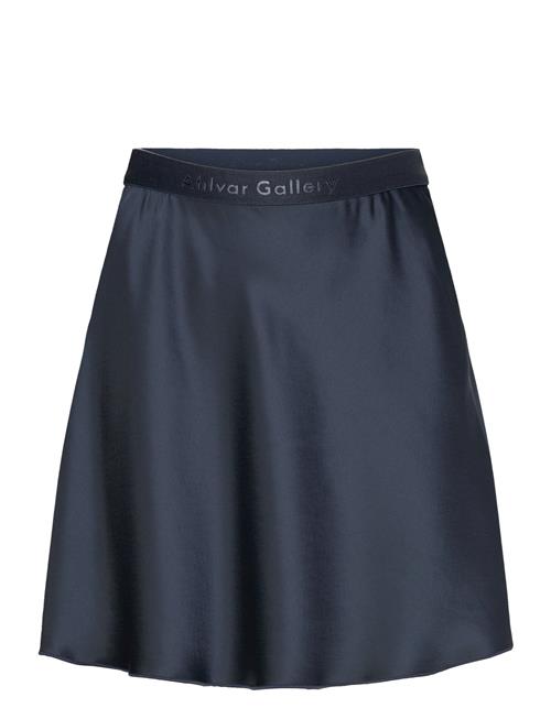 Hana Short Satin Skirt Ahlvar Gallery Navy