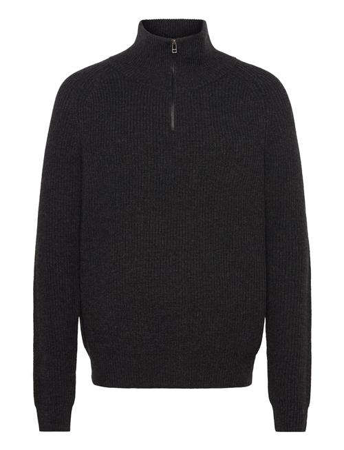 Woodbird Wblass Wool Half-Zip Woodbird Black