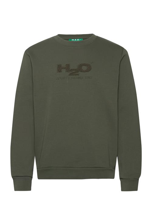 Se H2O Logo Sweat O'neck H2O Green ved Booztlet