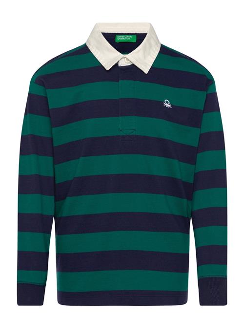 United Colors of Benetton L/S Polo Shirt United Colors Of Benetton Green