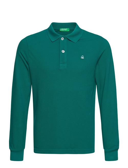 United Colors of Benetton L/S Polo Shirt United Colors Of Benetton Green