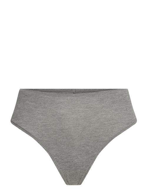 Lindex Brief Thong High Cotton Lindex Grey