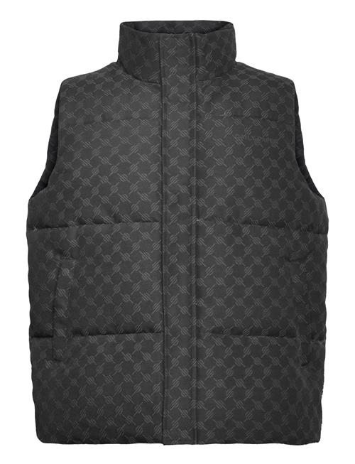 Se Daily Paper Pondo Cotton Monogram Bodywarmer Daily Paper Black ved Booztlet