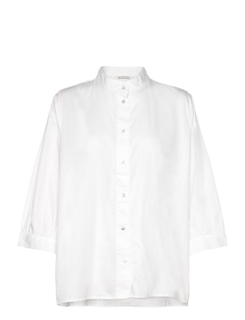 Se Tom Tailor Feminine Solid Blouse Tom Tailor White ved Booztlet