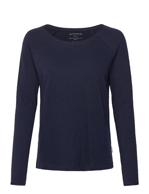 Tom Tailor T-Shirt Raglan Sleeve Tom Tailor Navy