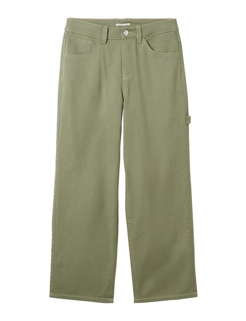 Se Tom Tailor Baggy Work Wear Pants Tom Tailor Khaki ved Booztlet