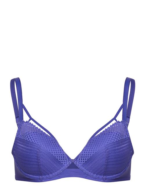 CHANTELLE Pulp Play T-Shirt Plunge Bra CHANTELLE Blue