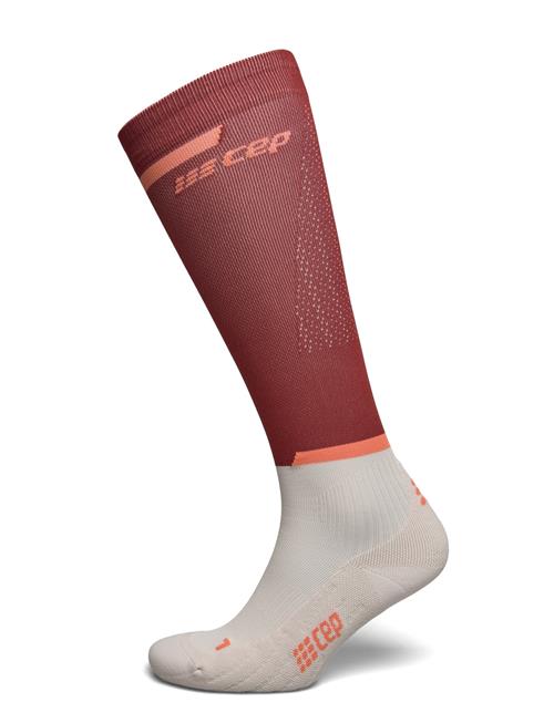 CEP Cep The Run Socks, Tall, V4, Women CEP Burgundy