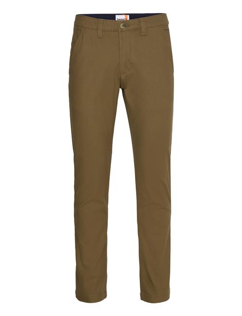 Timberland Claremont Brushed Twill Chino Pant Dark Olive Timberland Green