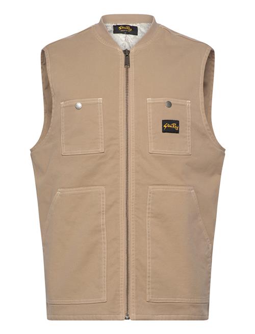 Se Stan Ray Pork Chop Vest Stan Ray Beige ved Booztlet