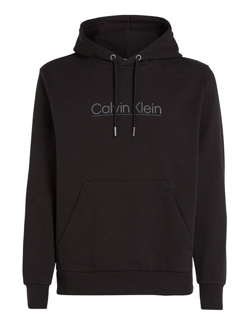 Se Calvin Klein Raised Line Logo Hoodie Calvin Klein Black ved Booztlet