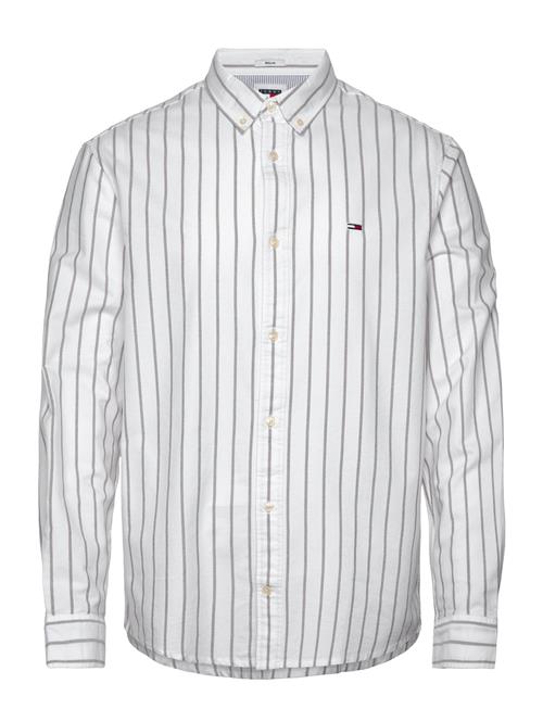 Tommy Jeans Tjm Reg Oxford Stripe Shirt Tommy Jeans White