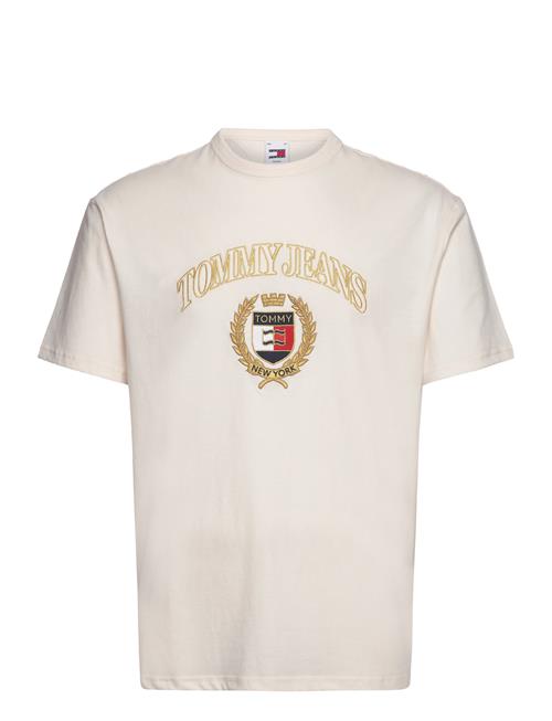 Tjm Reg Tj Gold Crest Tee Tommy Jeans Cream