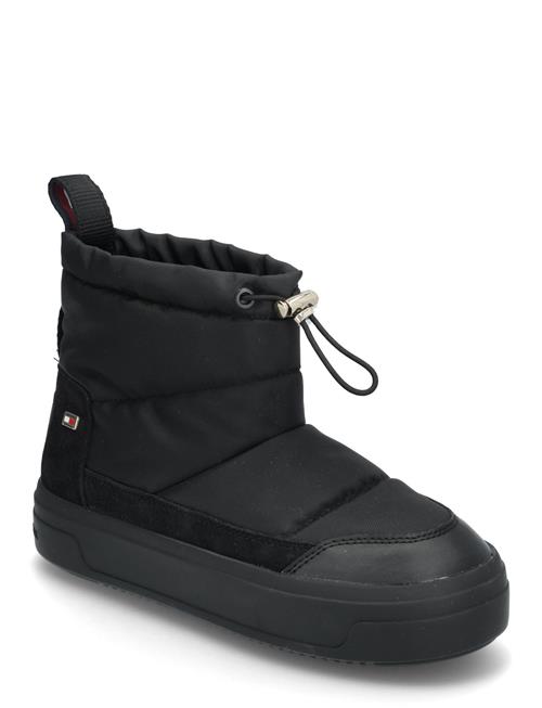 Se Tommy Hilfiger Flag Nylon Mini Snowboot Tommy Hilfiger Black ved Booztlet